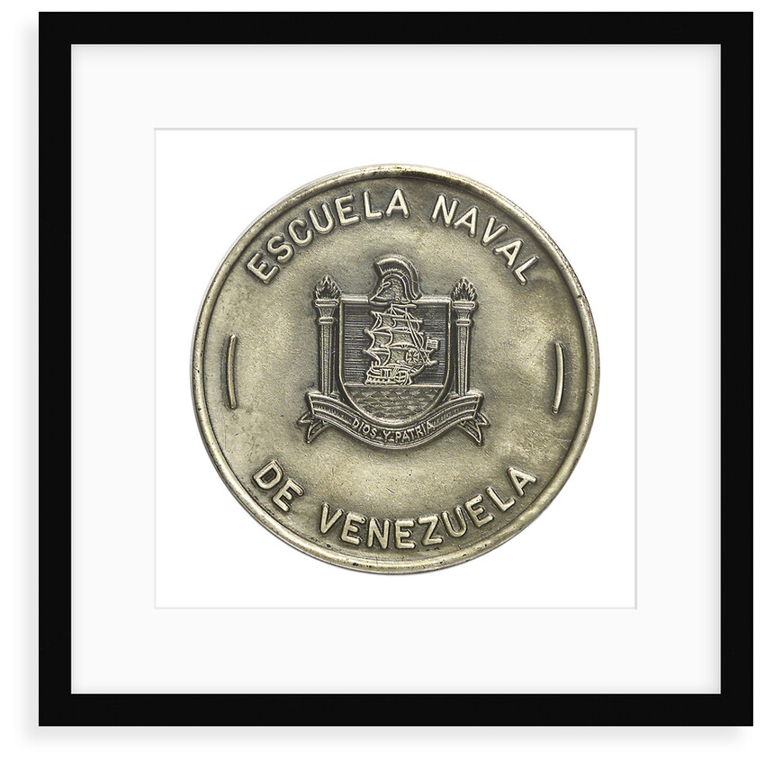 Venezuelan Naval School badge; obverse by unknown