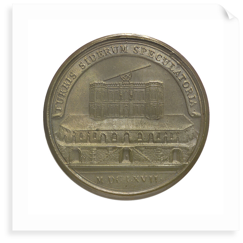 Medal commemorating Louis XIV and the Paris Observatory; reverse by J. Mauger