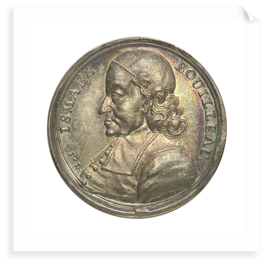 Commemorative medal depicting Ismael Bouilleau; obverse by J. Dassier
