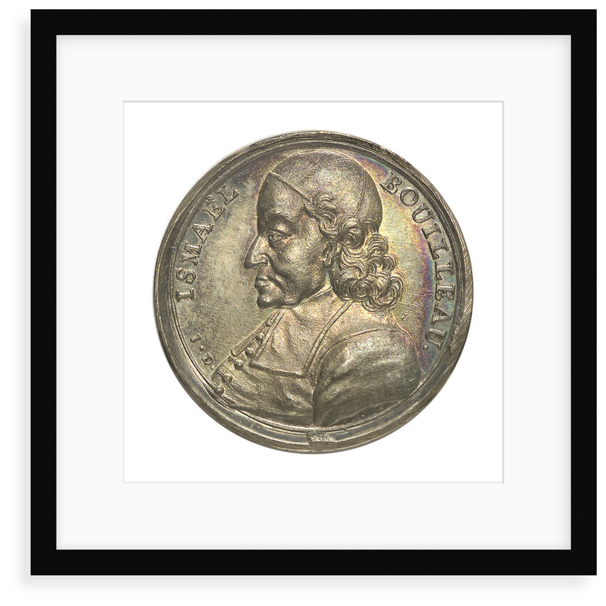Commemorative medal depicting Ismael Bouilleau; obverse by J. Dassier