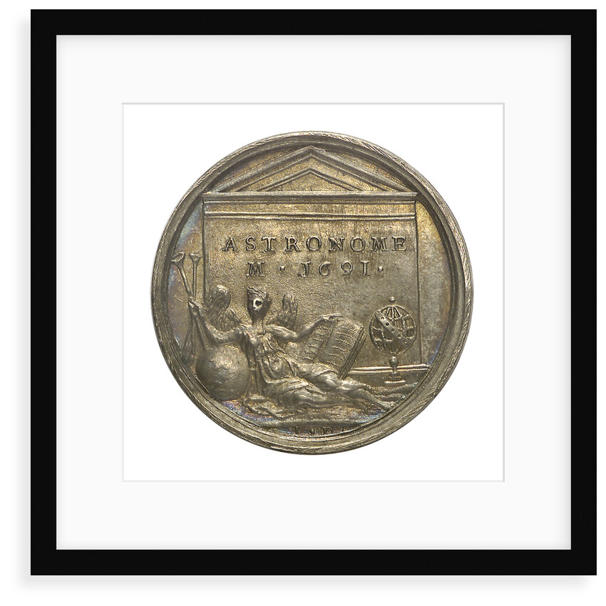 Commemorative medal depicting Ismael Bouilleau; reverse by J. Dassier
