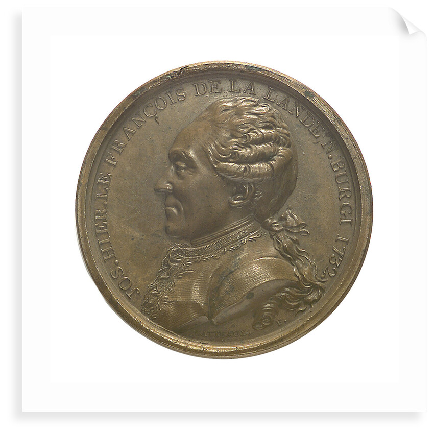 Medal commemorating Joseph Jerome François Lalande (1732-1837) by N.M. Gatteaux