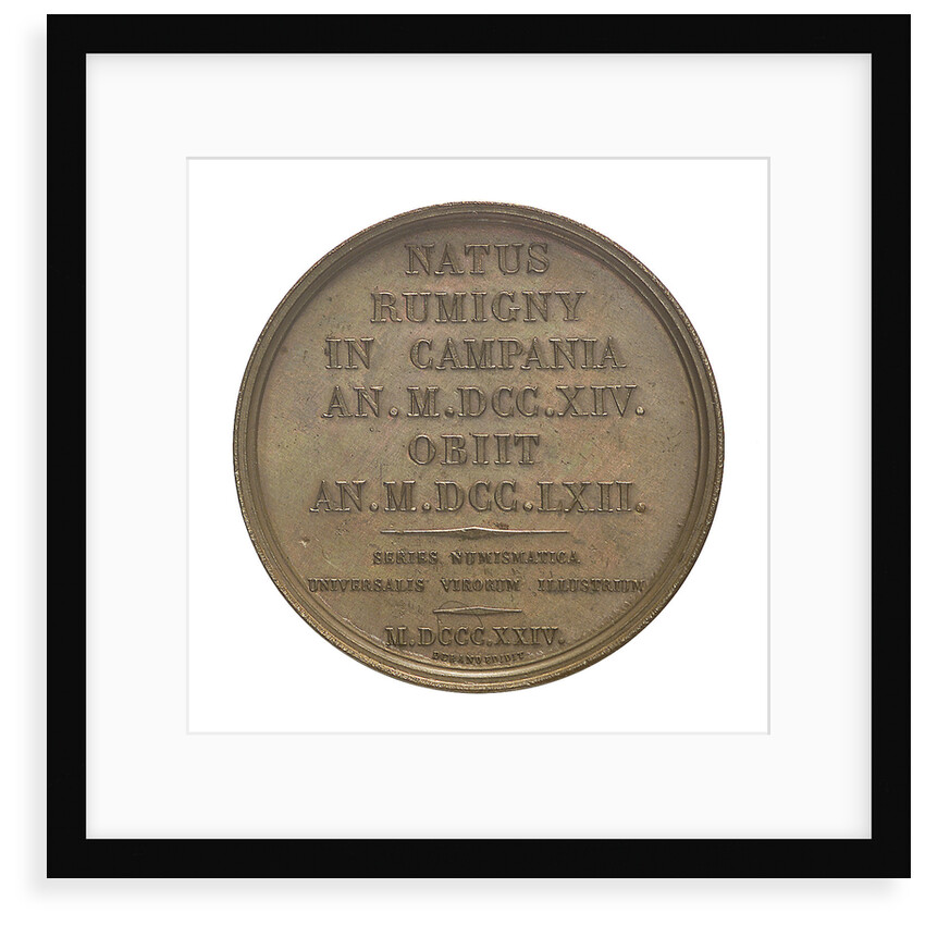 Commemorative medal depicting Nicholas Louis de la Caille (1714-62); reverse by I. Schmidt