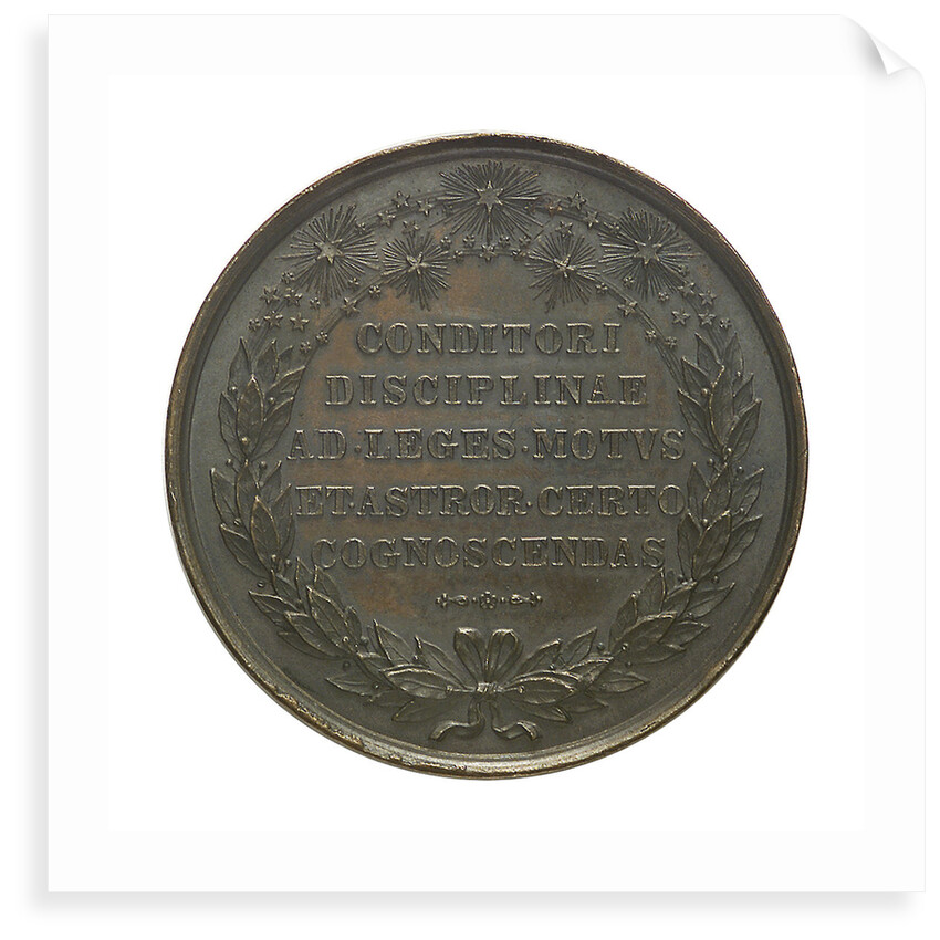 Commemorative medal depicting Galilaeo Galilei (1564-1642); reverse by N. Cerbara