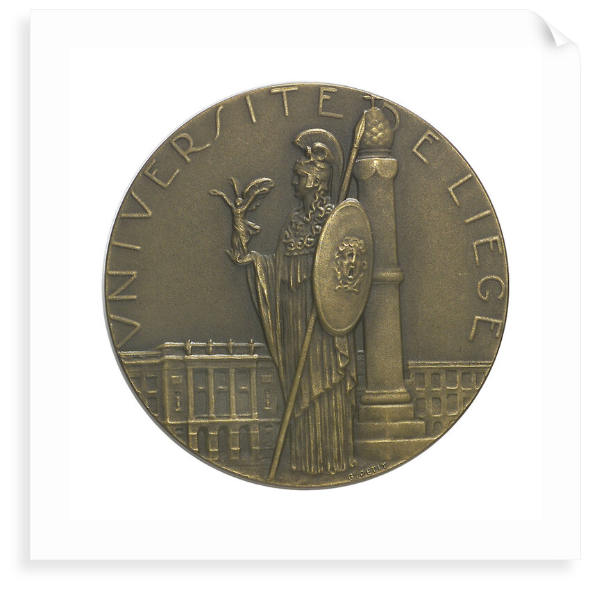 Commemorative medal, University of Liège by G. Petit