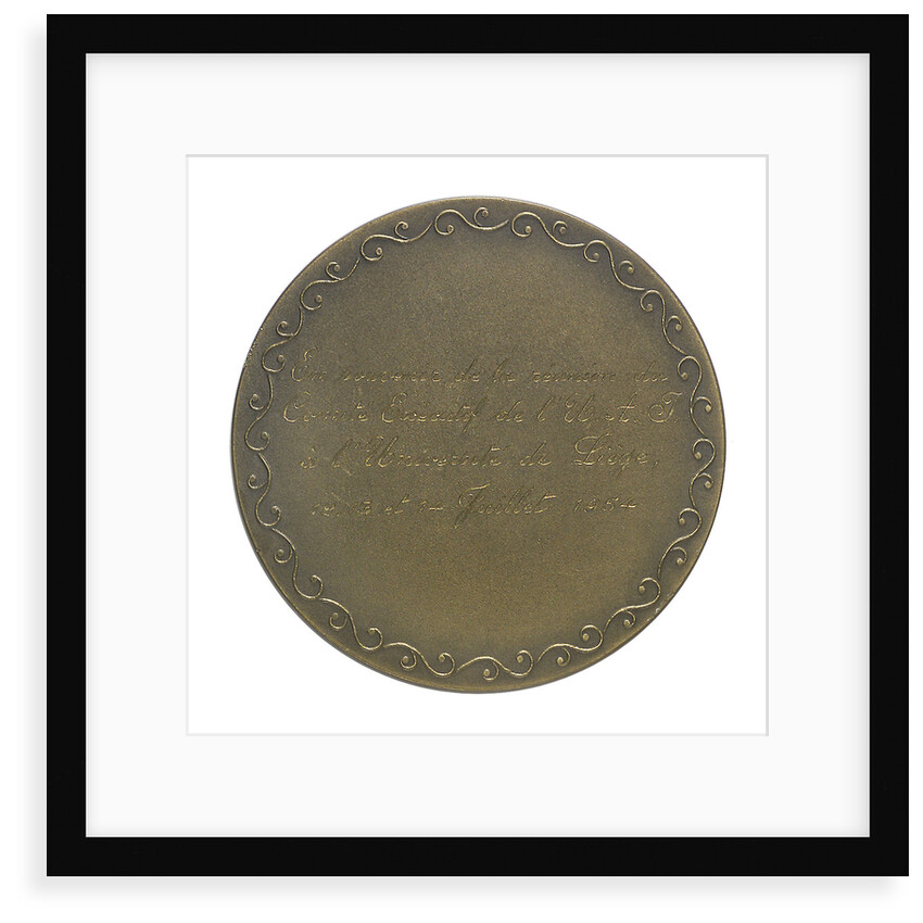 Commemorative medal, University of Liège by G. Petit