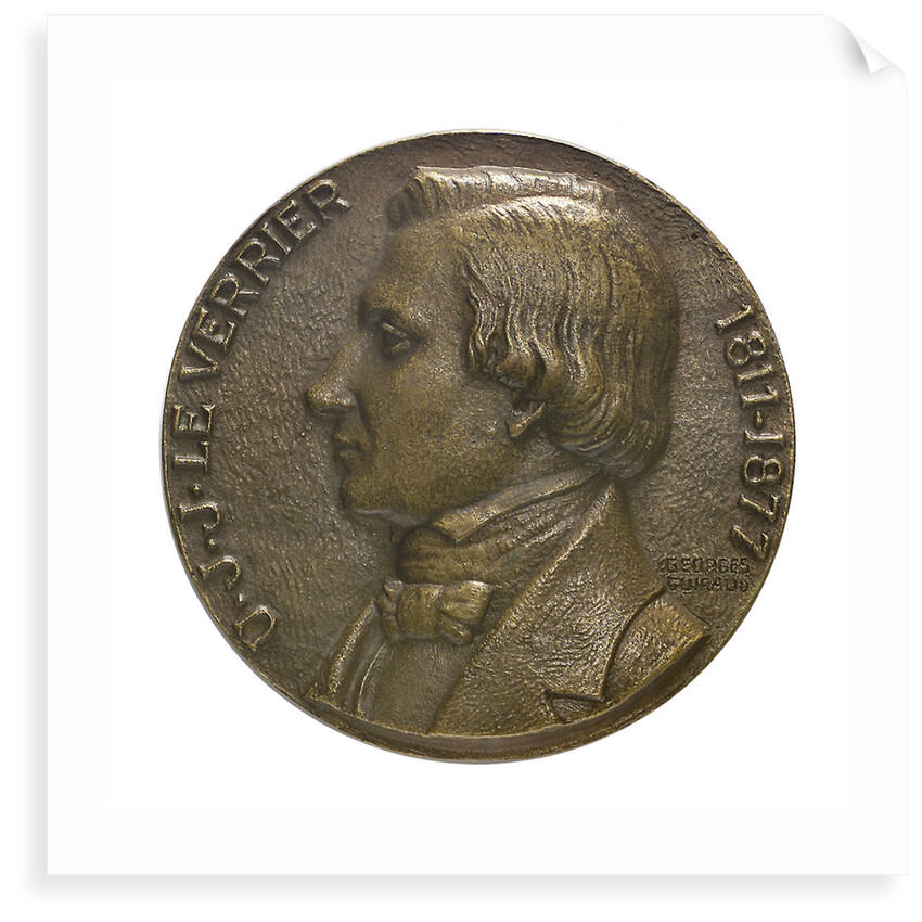 Medal commemorating the centenary of the discovery of the planet Neptune, 1946; obverse by Georges Guiraud