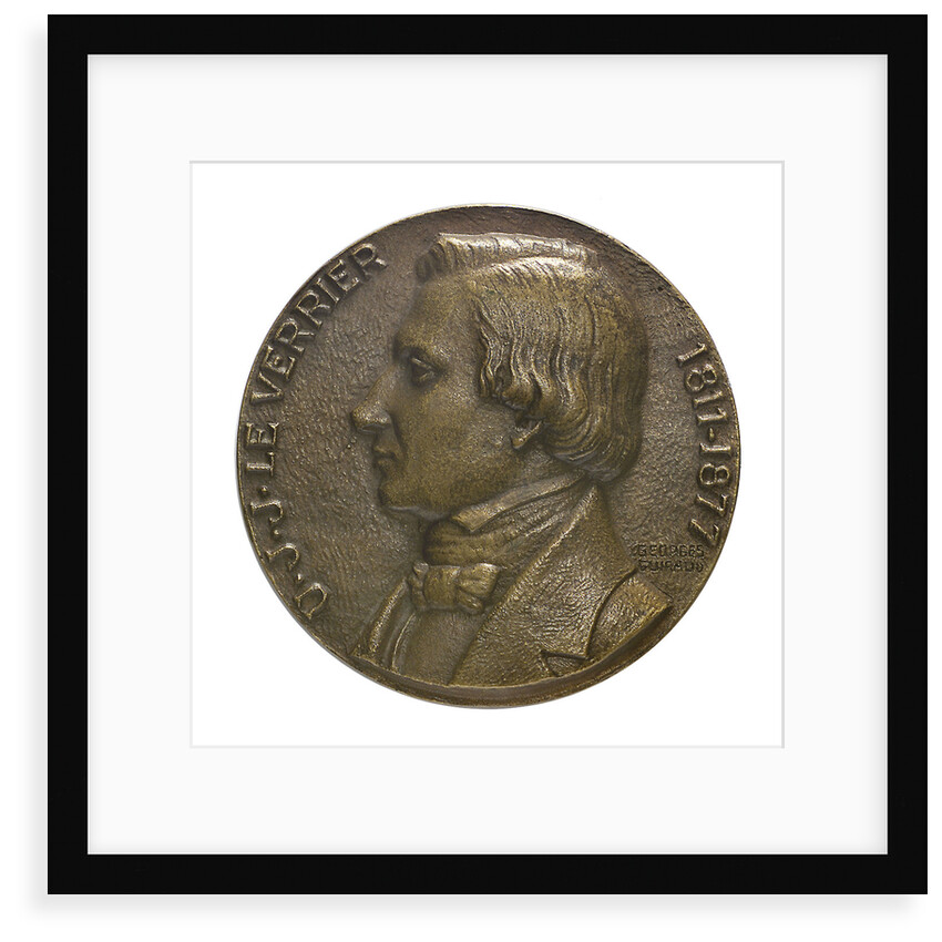 Medal commemorating the centenary of the discovery of the planet Neptune, 1946; obverse by Georges Guiraud