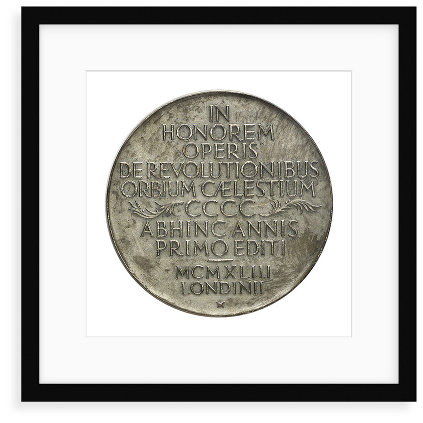 Medal commemorating the quartercentenary of the death of Nicholas Copernicus, 1943; reverse by Wojciech Jastrzebowski