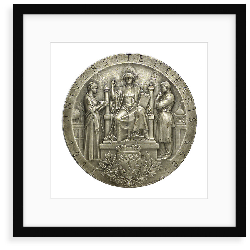 Medal commemorating the University of Paris; obverse by J.C. Chaplain