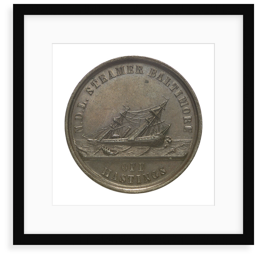 Medal commemorating the N.D.L. Steamer 'Baltimore'; obverse by unknown