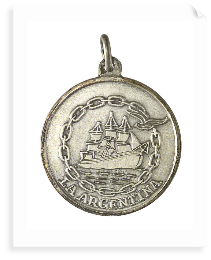 Medal commemorating the Argentinian Training Cruiser 'La Argentina' 10th voyage, 1971; obverse by unknown