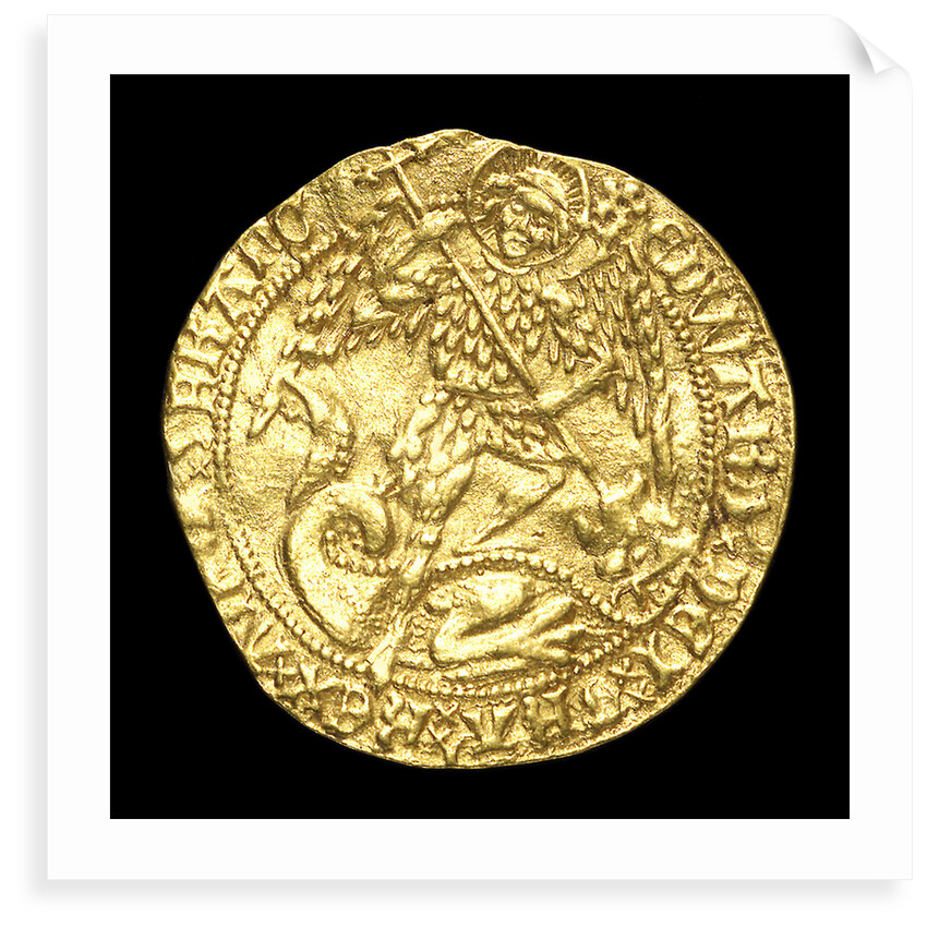Coin - angel; obverse by Unknown