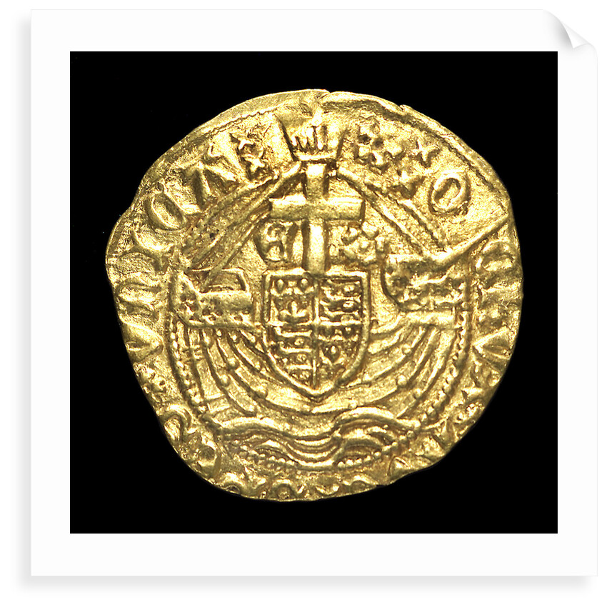 Coin - half-angel; reverse by Unknown