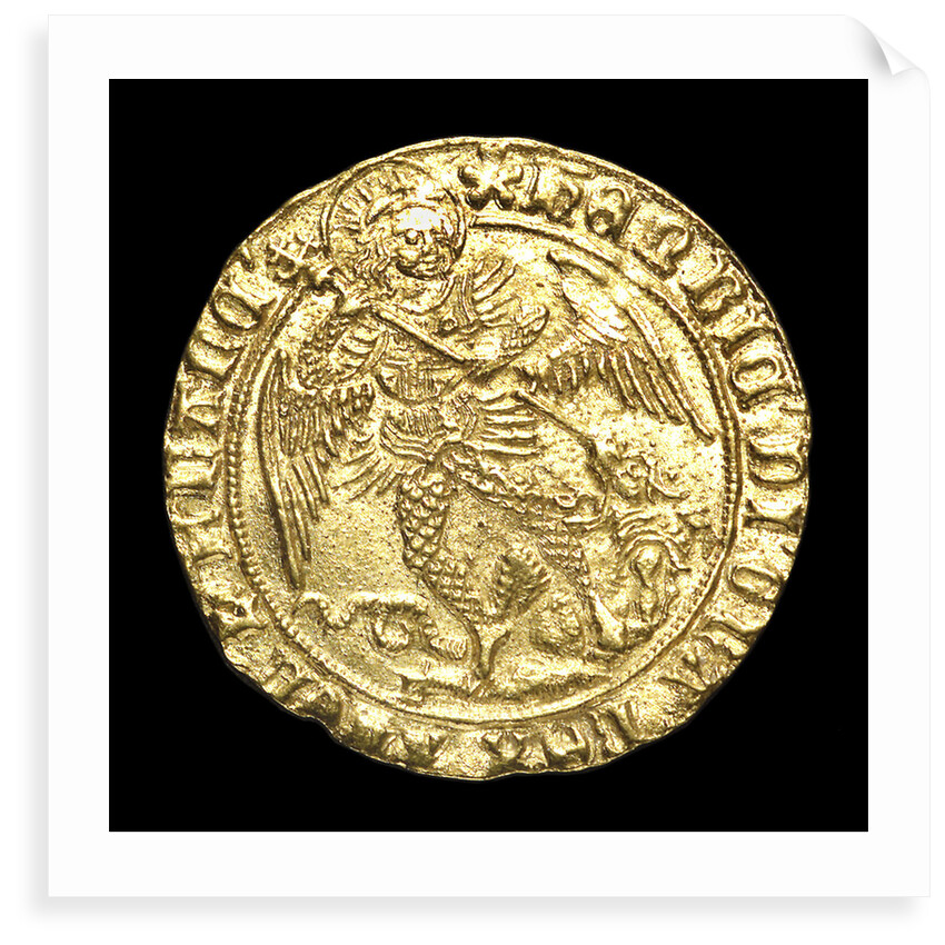 Coin - angel; obverse by Unknown