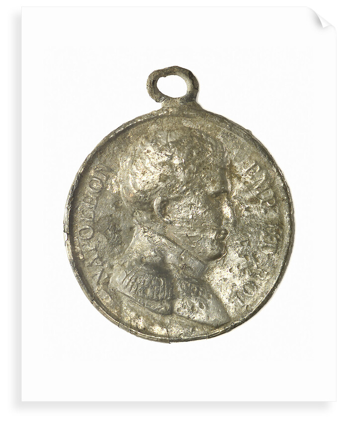 Medal commemorating the surrender of the Emperor Napoleon I, 1815; obverse by J. Mudie