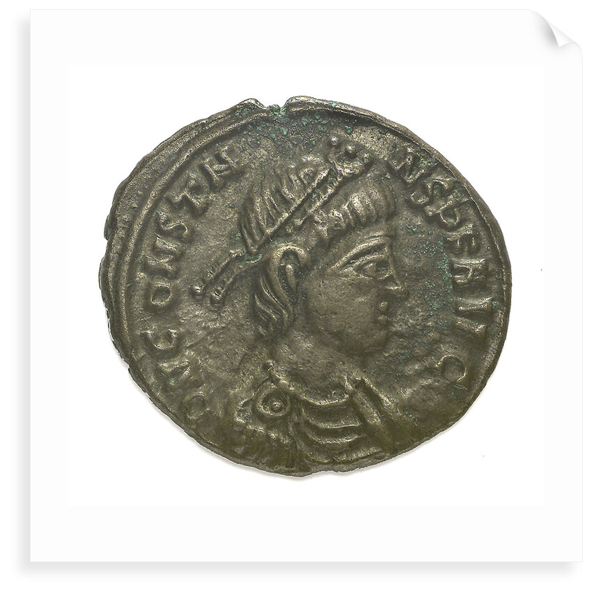 Classical coin - Nummus; obverse by Aquileia Mint