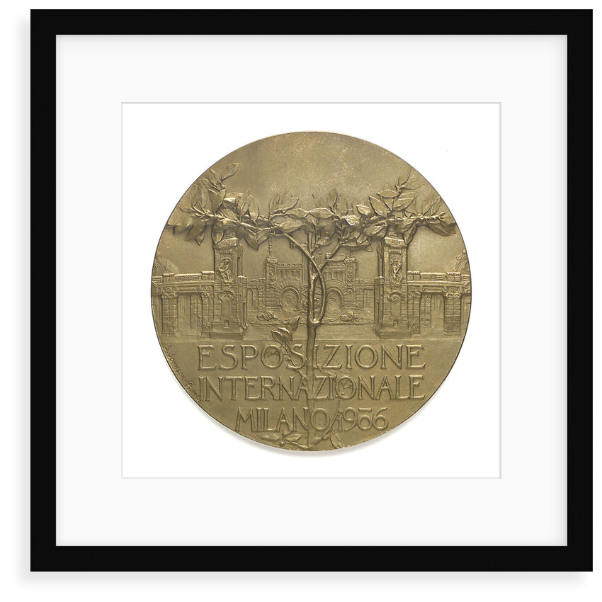 Medal commemorating the Milan International Exhibition, 1906; reverse by S. Johnson