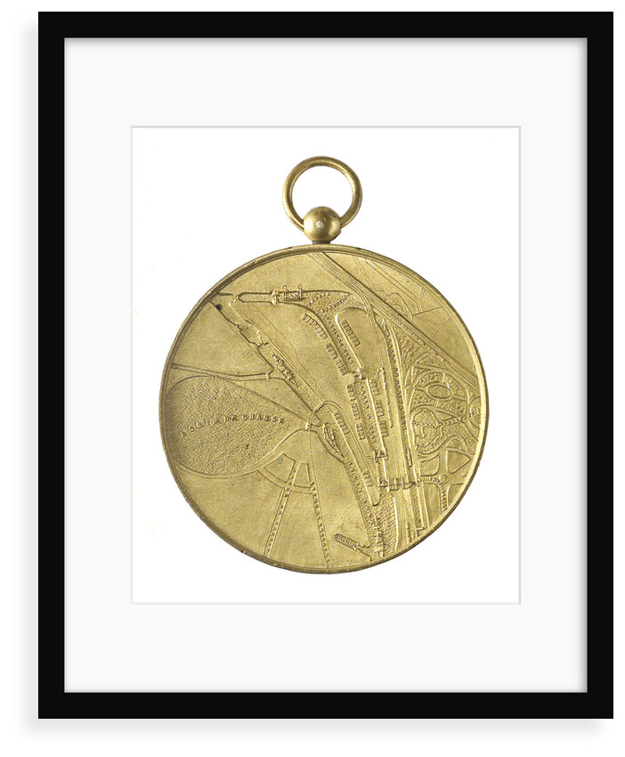 Medal commemorating the inauguration of the Maritime Installations at Ostend, 1905; reverse by unknown