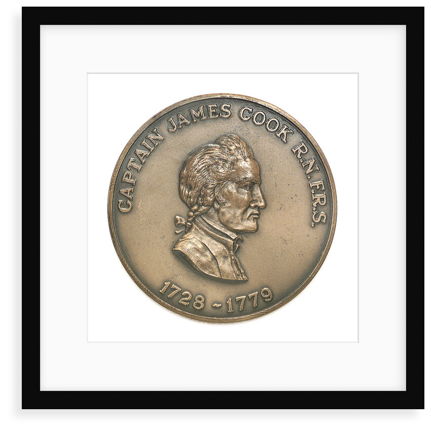 Medal commemorating Captain James Cook (1728-1779); obverse by Historic Medals