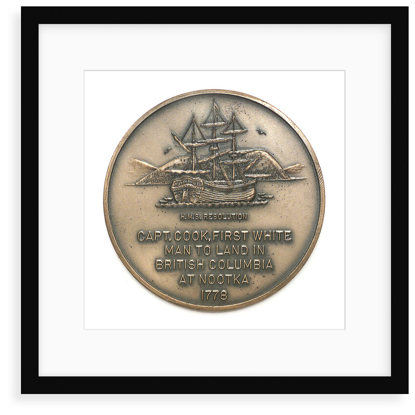 Medal commemorating Captain James Cook (1728-1779); reverse by Historic Medals