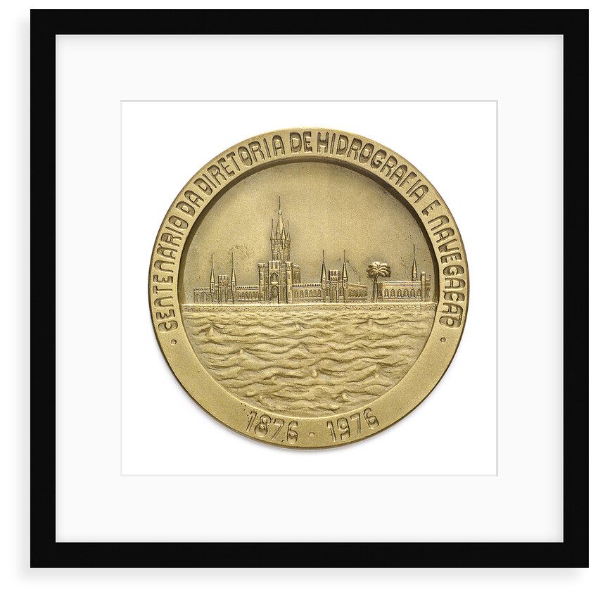 Medal commemorating the centenary of the Brazilian Hydrographic Office, 1976; reverse by Unknown