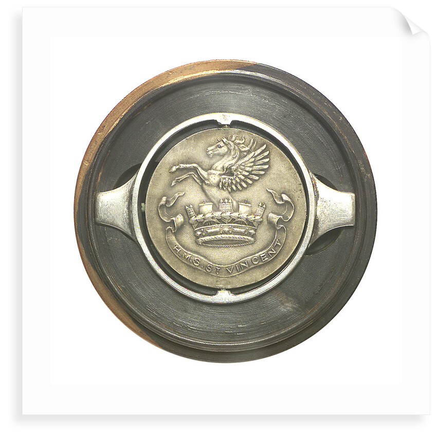 Medal commemorating HMS 'St Vincent'; obverse by Welham Manufacturing Company