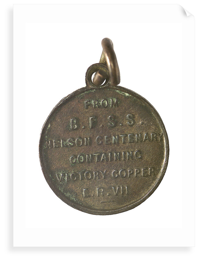 Medal commemorating the Trafalgar centenary, 1905; reverse by unknown
