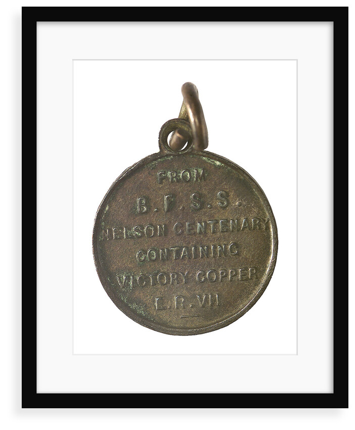 Medal commemorating the Trafalgar centenary, 1905; reverse by unknown