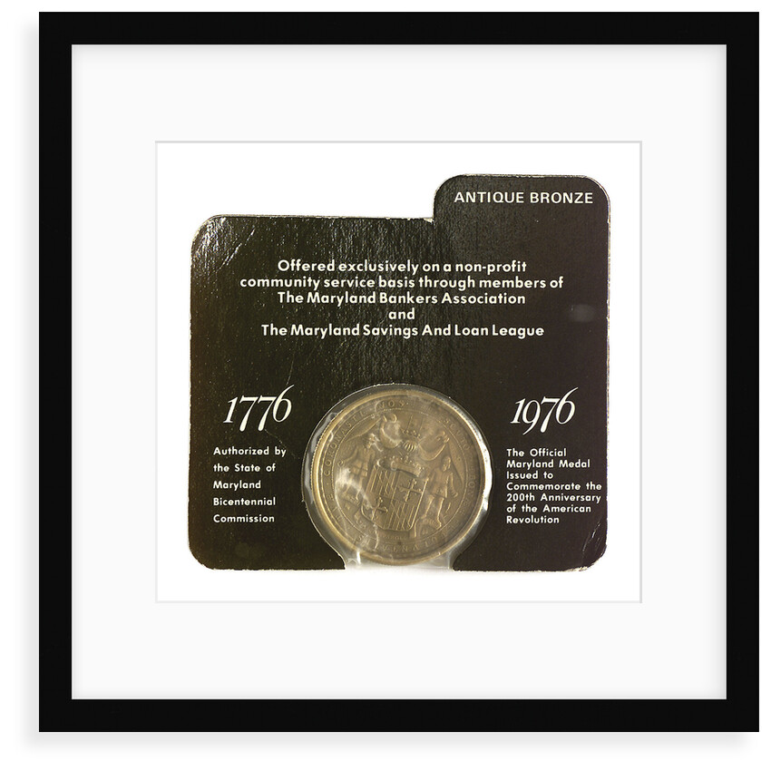 Medal commemorating the bicentenary of the American Revolution, 1976; reverse by Unknown