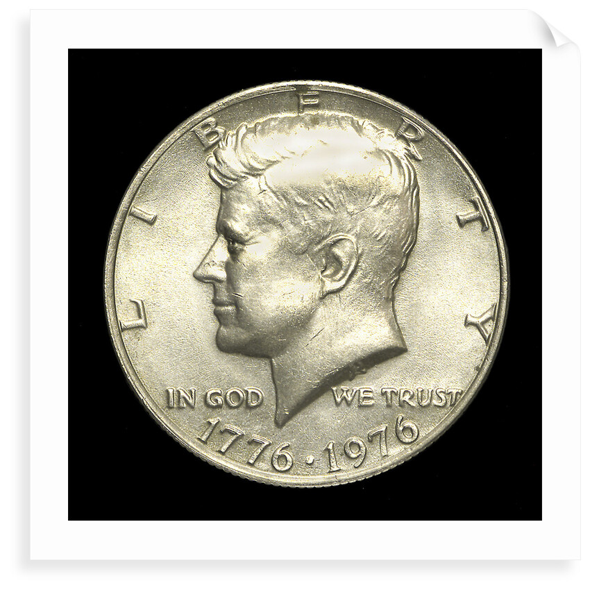 Half-dollar; obverse by unknown