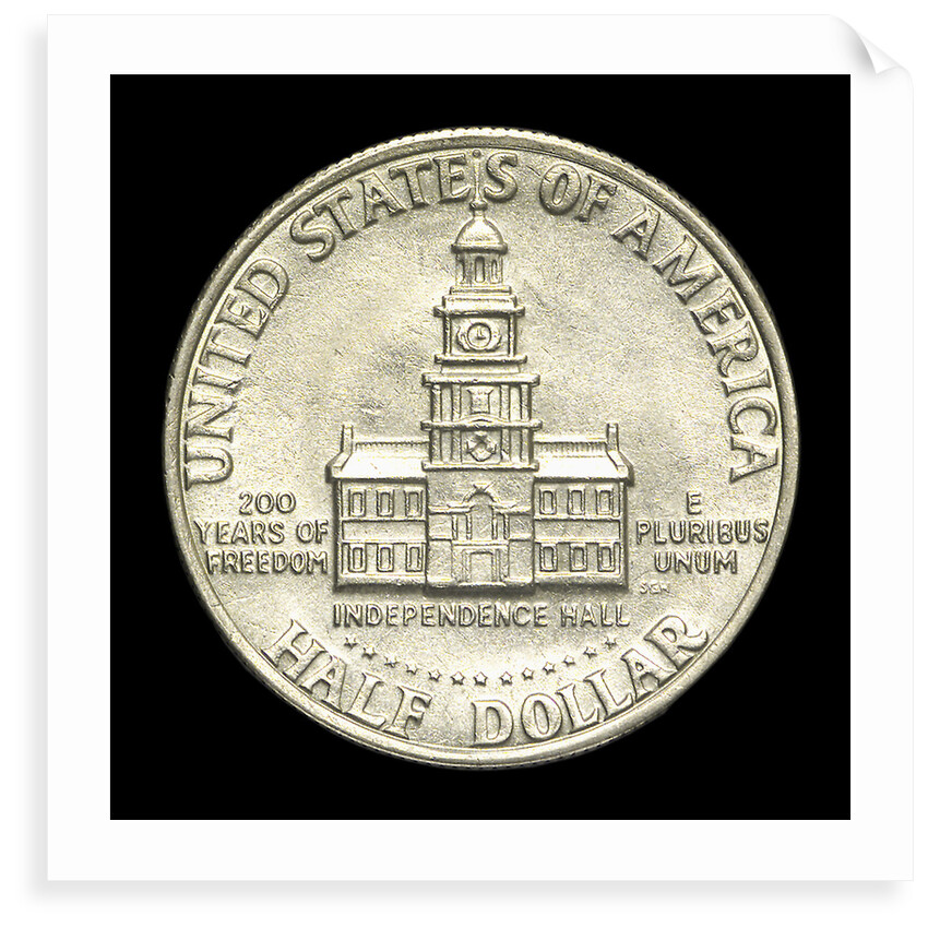 Half-dollar; reverse by unknown