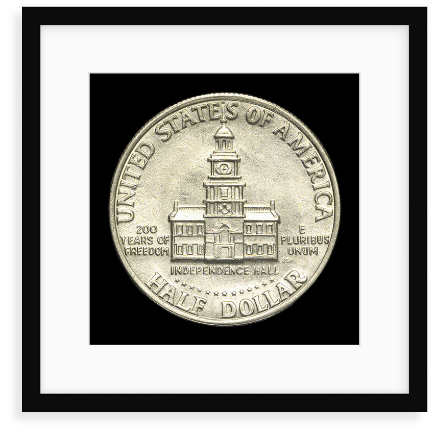 Half-dollar; reverse by unknown