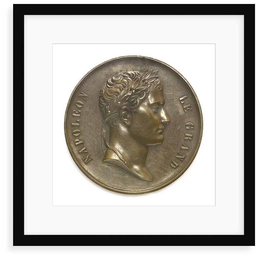 Medal commemorating Napoleon I and the building of the Arc de Triomphe; obverse by Montagny