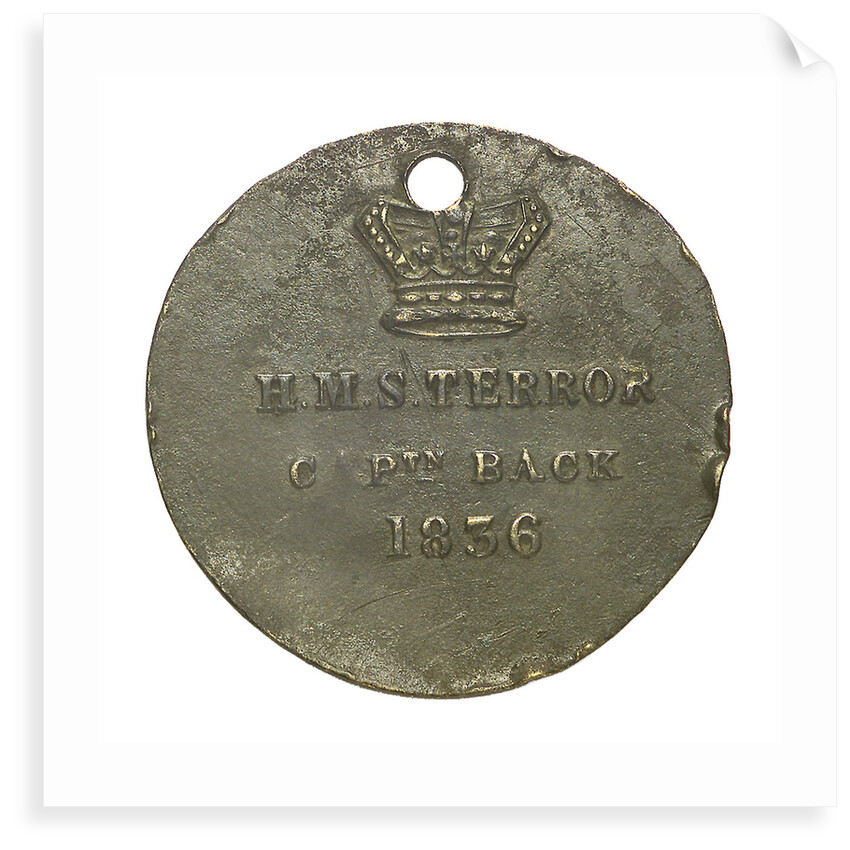 Medal commemorating the voyage of HMS 'Terror' 1836-7; obverse by unknown