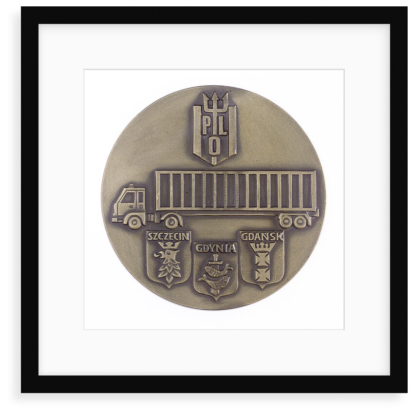 Medal commemorating the Polish Ocean Lines Container Services; reverse by Unknown