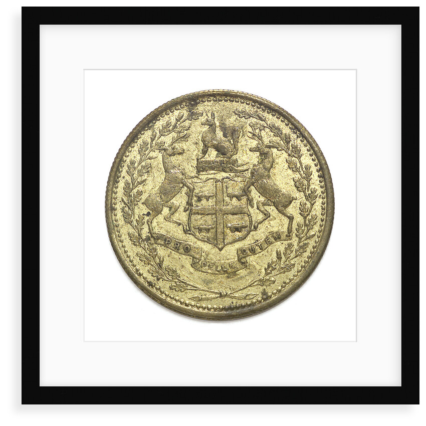 Hudson Bay Company trading token; obverse by unknown
