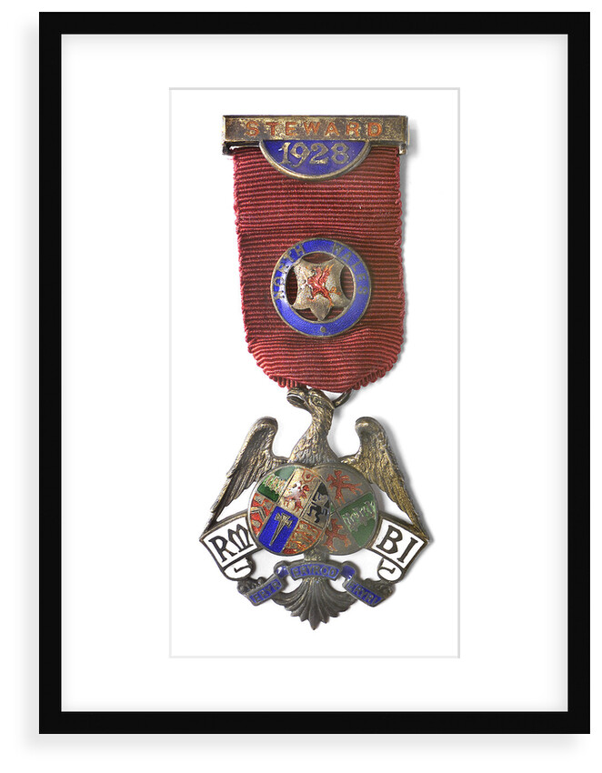 Steward's Badge of the RMBI 1928 North Wales; obverse by G. Kenning & Son