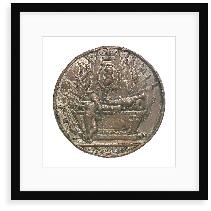 Medal commemorating Vice-Admiral Horatio Nelson (1758-1805); obverse by Peter Wyon