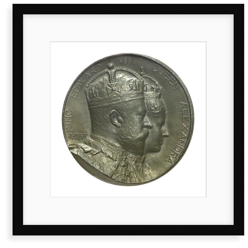 Medal commemorating the Coronation of Edward VII, 1902; obverse by Emil Fuchs