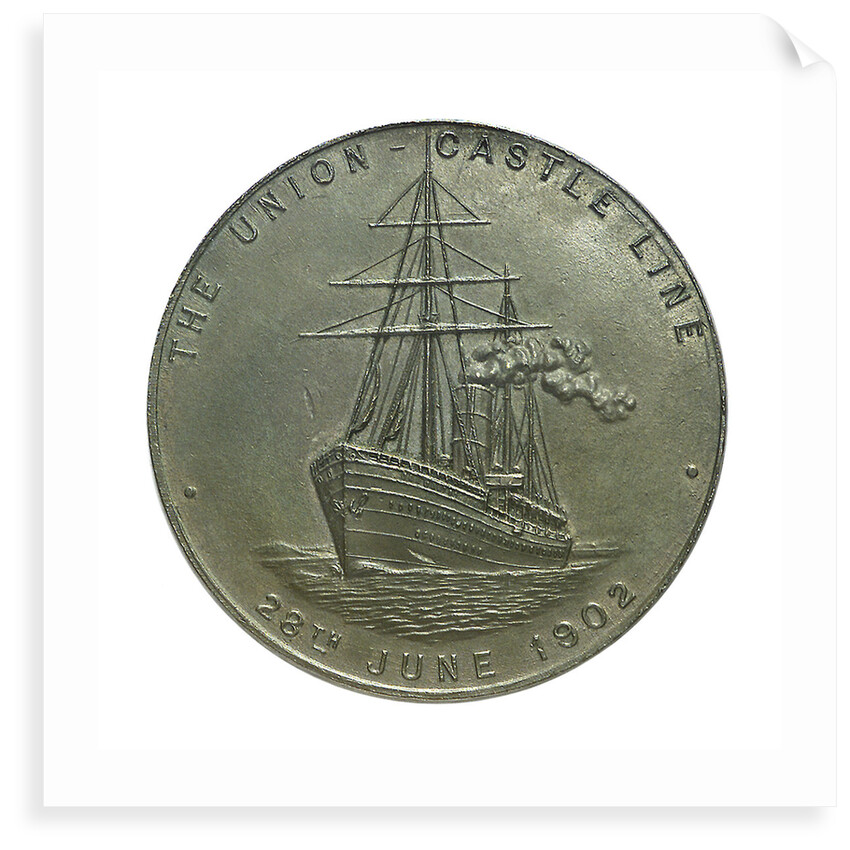 Medal commemorating the Coronation of Edward VII, 1902; reverse by Emil Fuchs