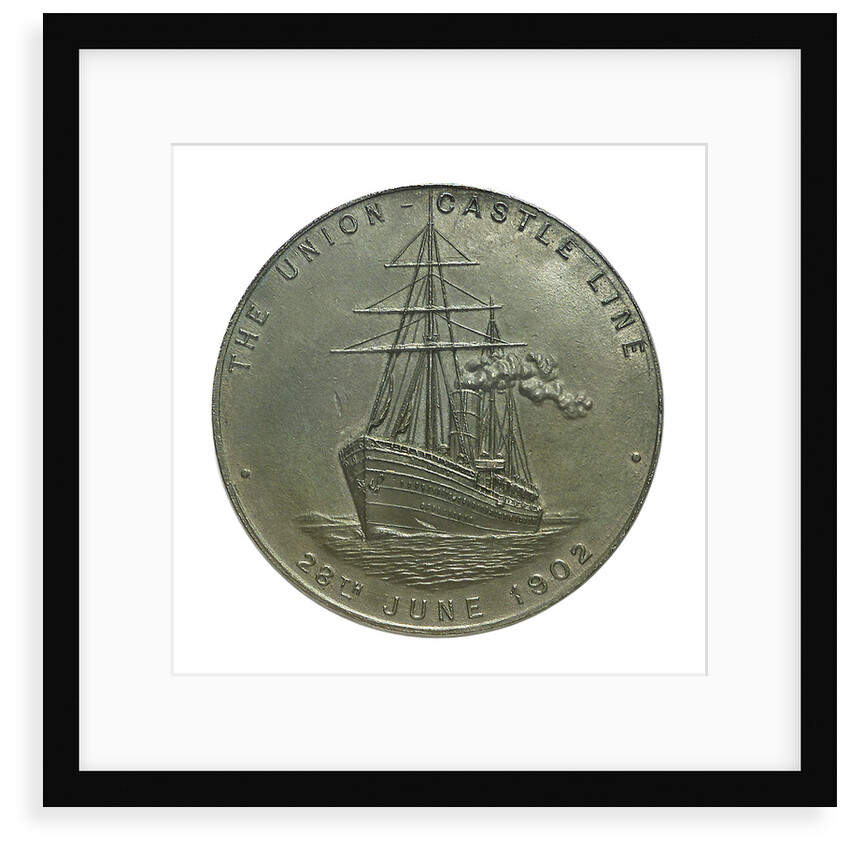 Medal commemorating the Coronation of Edward VII, 1902; reverse by Emil Fuchs