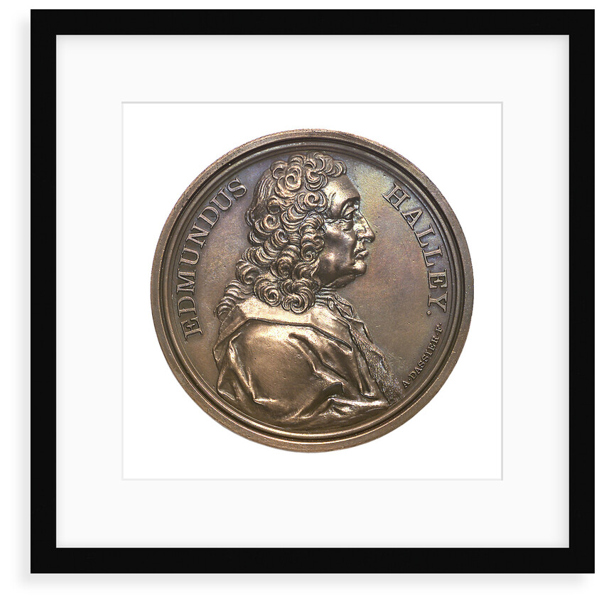 Medal commemorating the return of Halley's Comet 1985-1986; obverse by A. Dassier