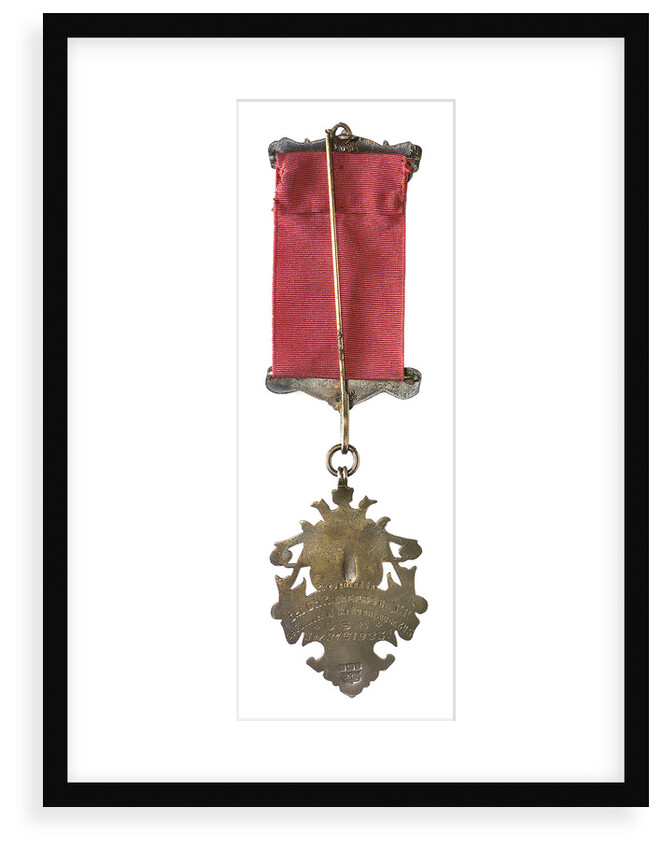 Badge of the Royal Antediluvian Order of Buffaloes; reverse by C & Co.