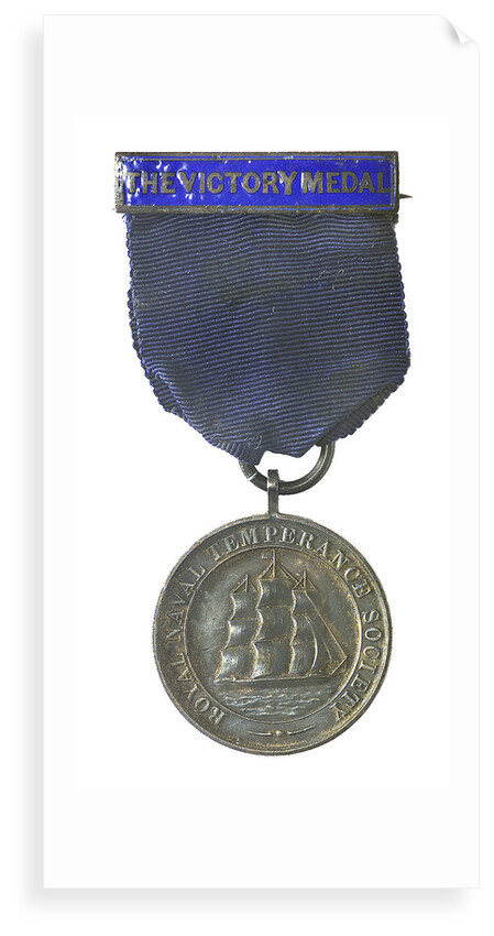 Royal Naval Temperance Society medal; obverse by unknown