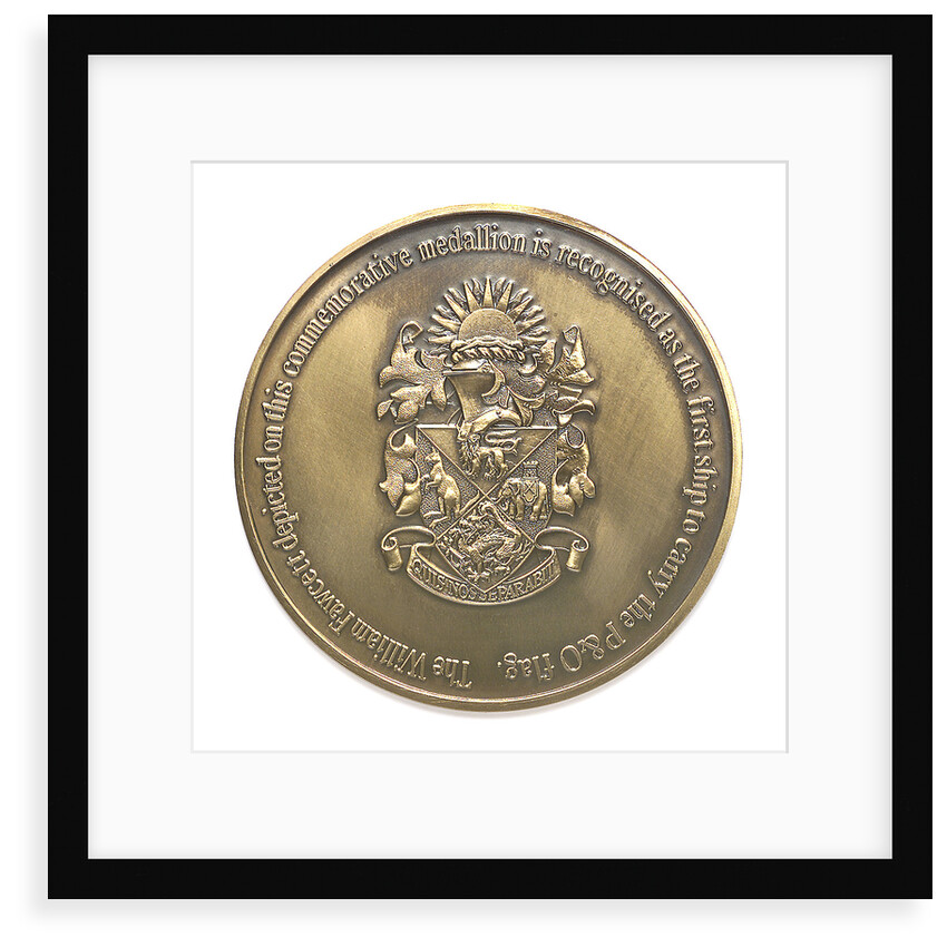 Medal commemorating the P&O Steam Navigation Company - 150th anniversary, 1987; reverse by unknown