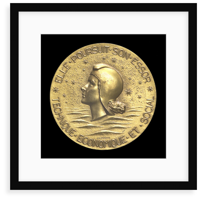Medal commemorating the liner 'France' 1962; obverse by Monnae de Paris