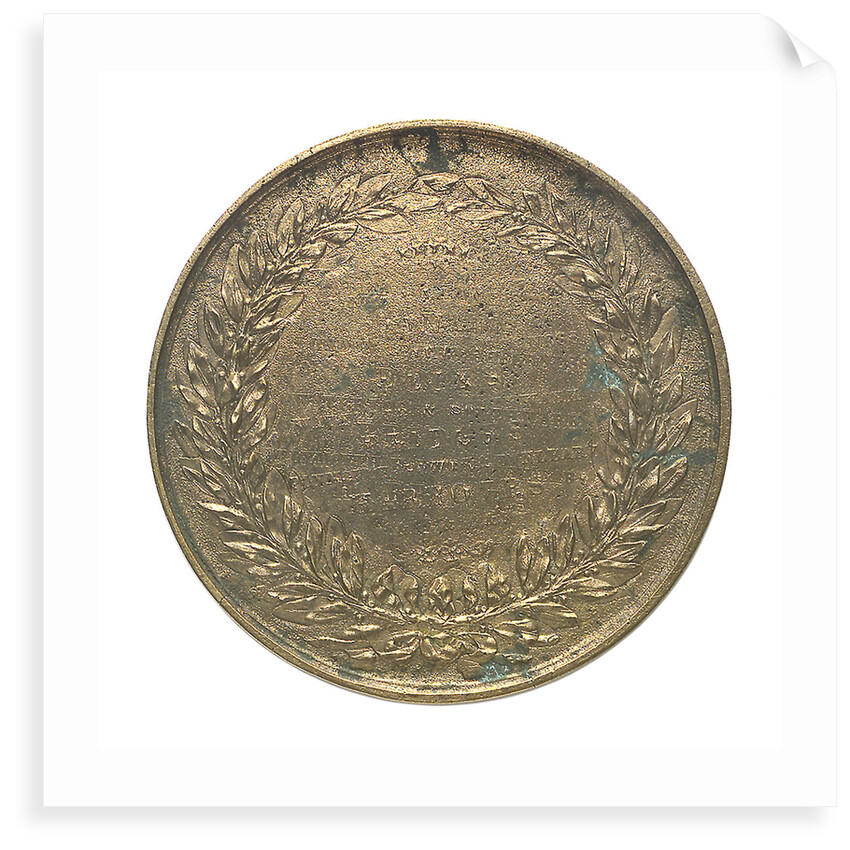 Medal commemorating John Rennie (1761 - 1821); reverse by Bain