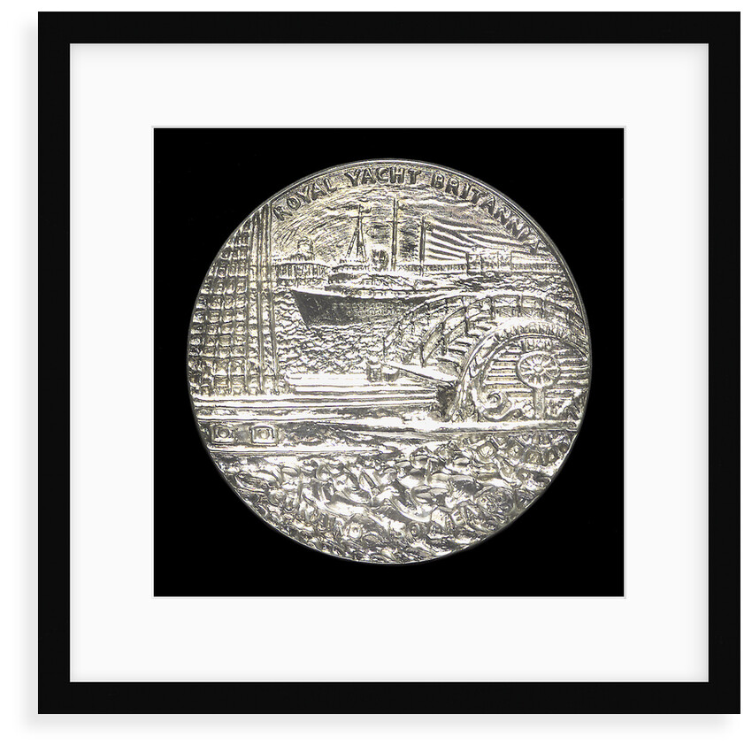 Medal commemorating the 150th anniversary of Cunard Shipping Company; reverse by Jacqueline Steiger