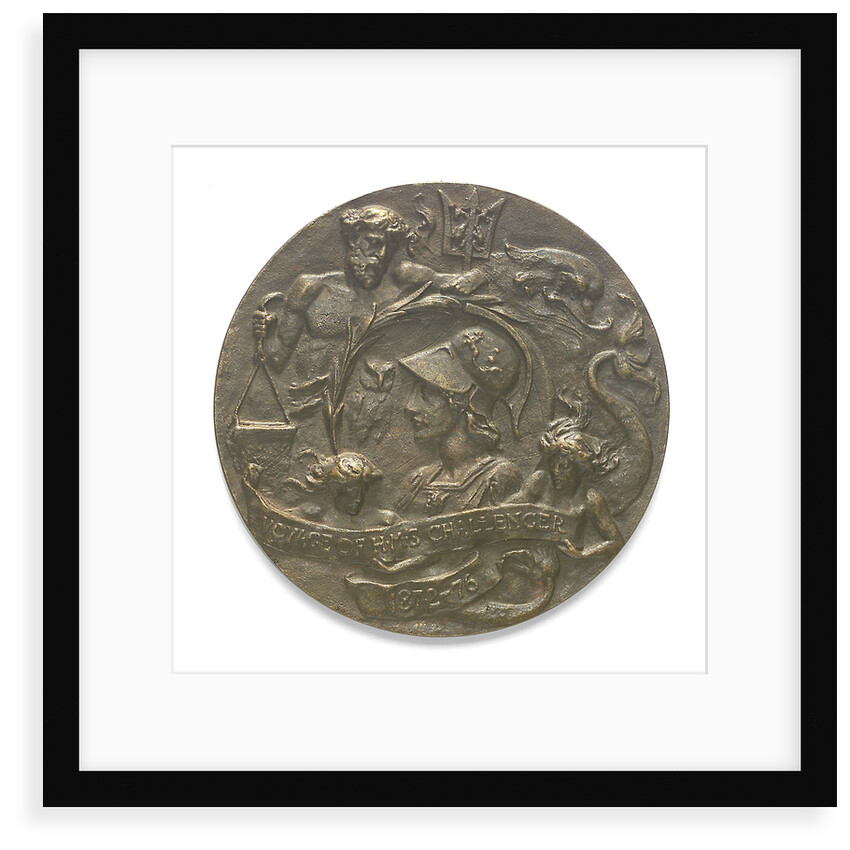 Medal commemorating the voyage of HMS 'Challenger' 1872-1876; reverse by William Birnie Rhind